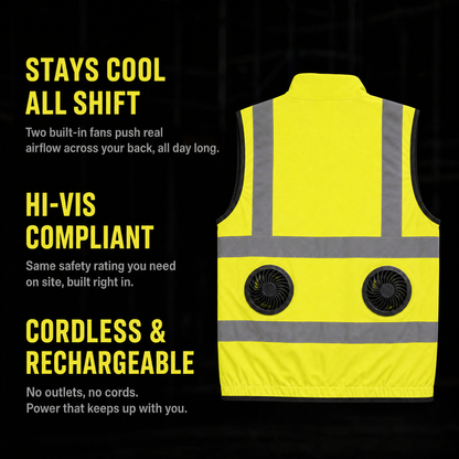 Cold Crew Hi-Vis Cooling Vest