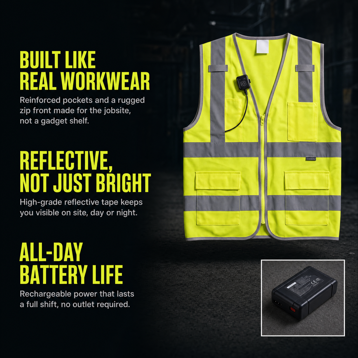 Cold Crew Hi-Vis Cooling Vest — Pre-Order